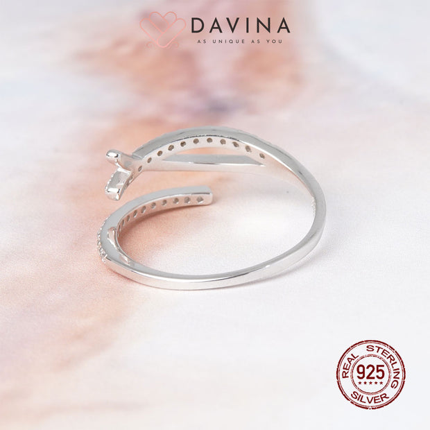 DAVINA Ladies Ziva Ring Sterling Silver 925