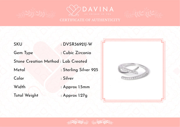 DAVINA Ladies Ziva Ring Sterling Silver 925