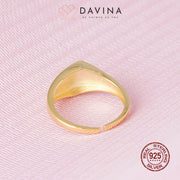 DAVINA Ladies Abira Ring Gold Color S925