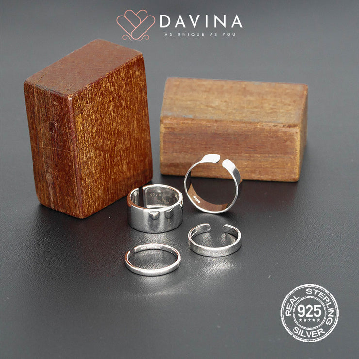DAVINA Ladies Catalina Ring Silver Color S925