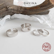 DAVINA Ladies Catalina Ring Silver Color S925