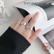 DAVINA Ladies Catalina Ring Silver Color S925