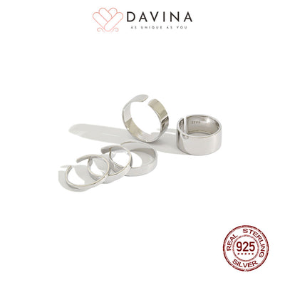 DAVINA Ladies Catalina Ring Silver Color S925