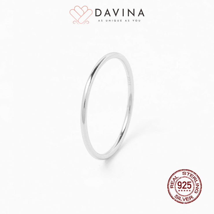 DAVINA Ladies Adele Ring Silver Color S925