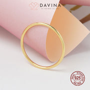 DAVINA Ladies Adele Ring Gold Color S925
