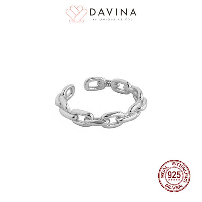 DAVINA Ladies Josie Ring Silver Color S925