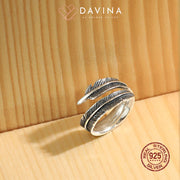 DAVINA Ladies Belene Ring Silver Color S925
