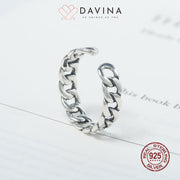 DAVINA Ladies Nicky Ring Sterling Silver 925