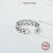 DAVINA Ladies Nicky Ring Sterling Silver 925