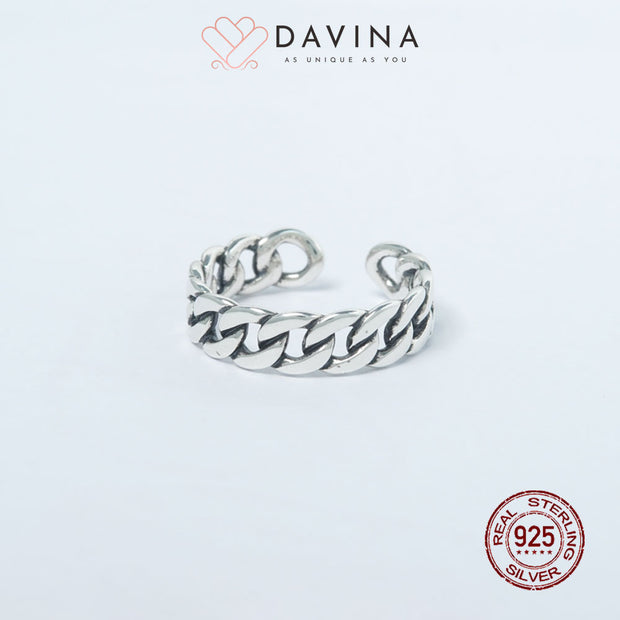 DAVINA Ladies Nicky Ring Sterling Silver 925