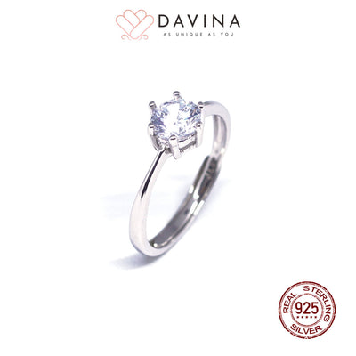 DAVINA Ladies Felycia Ring Silver Color S925