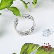 DAVINA Ladies Delania Ring Sterling Silver 925