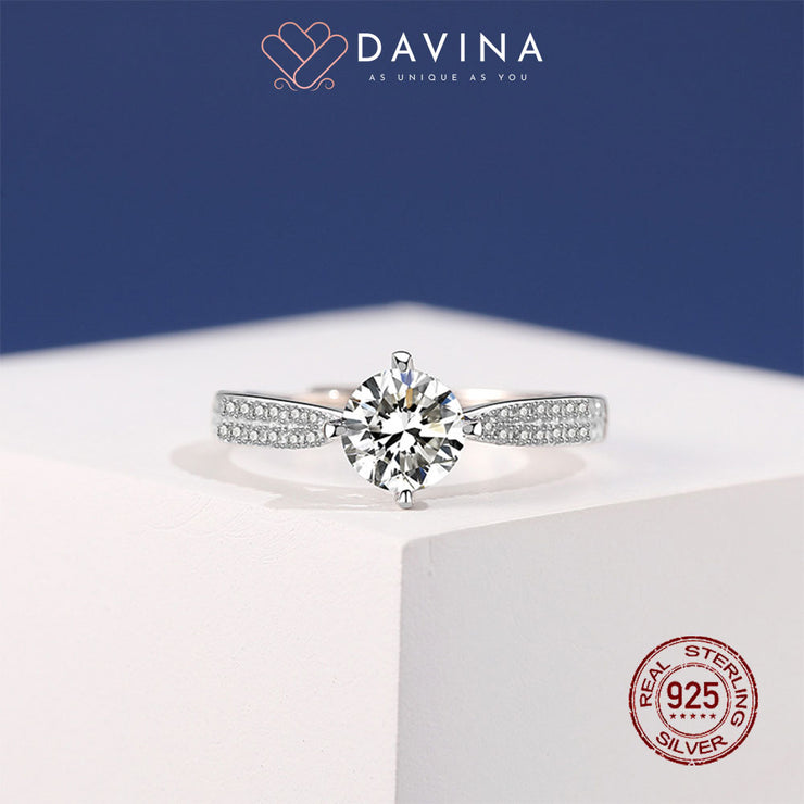 DAVINA Ladies Meghan Ring Sterling Silver 925