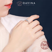 DAVINA Ladies Meghan Ring Sterling Silver 925