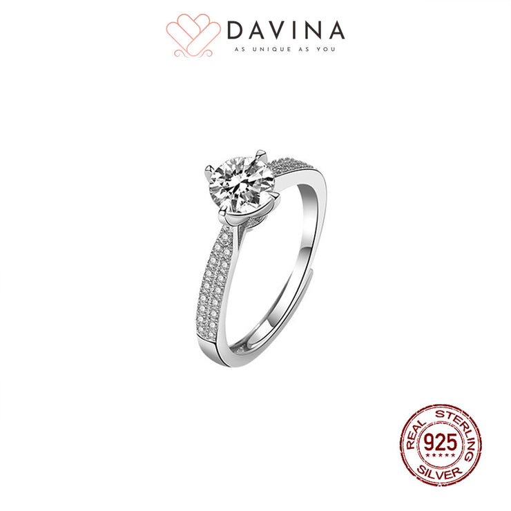 DAVINA Ladies Meghan Ring Sterling Silver 925