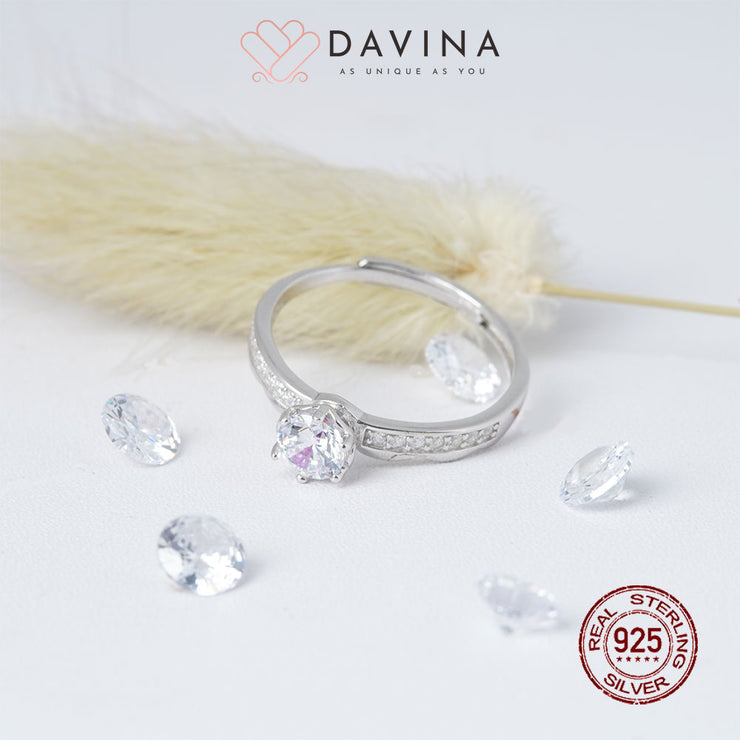 DAVINA Ladies Allira Ring Sterling Silver 925