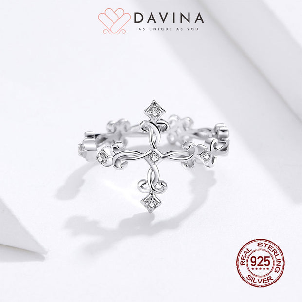 DAVINA Ladies Gabriella Ring Sterling Silver 925