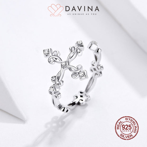 DAVINA Ladies Gabriella Ring Sterling Silver 925