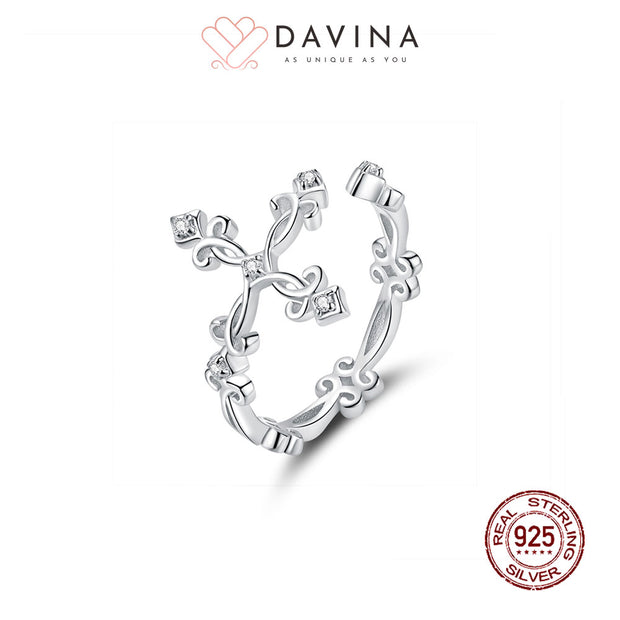 DAVINA Ladies Gabriella Ring Sterling Silver 925