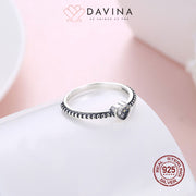 DAVINA Ladies Ella Ring Sterling Silver 925