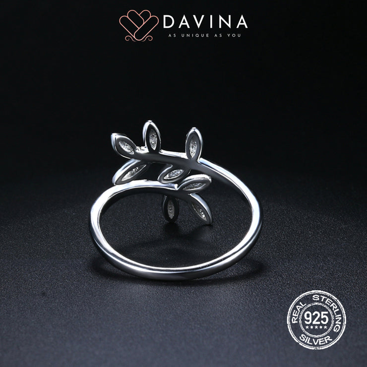 DAVINA Ladies Zoe Ring Silver Color S925