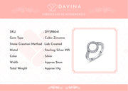 DAVINA Ladies Hailey Ring Sterling Silver 925