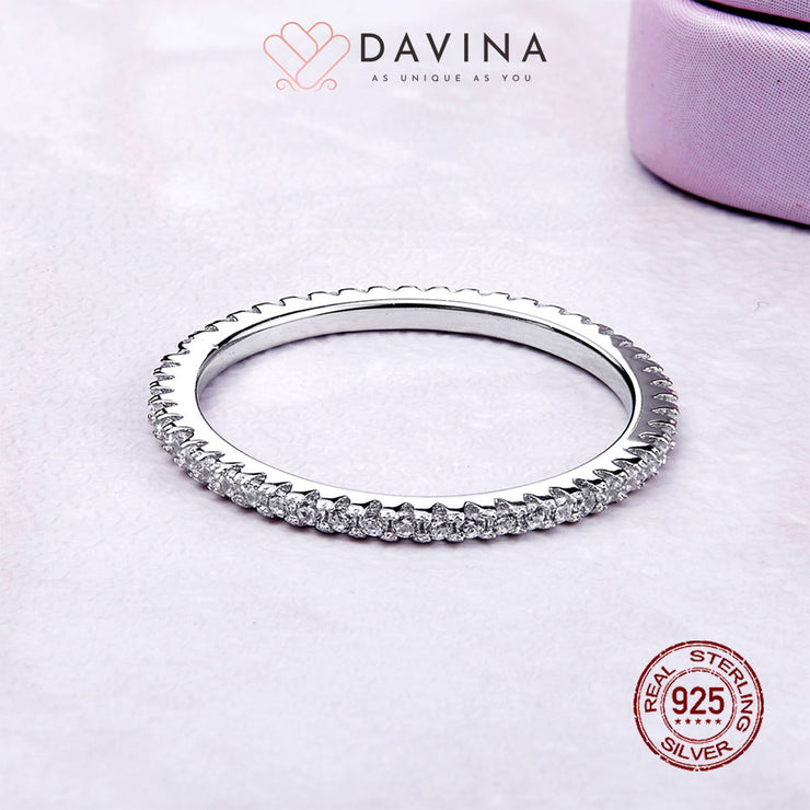 DAVINA Ladies Aubrey Ring Sterling Silver 925