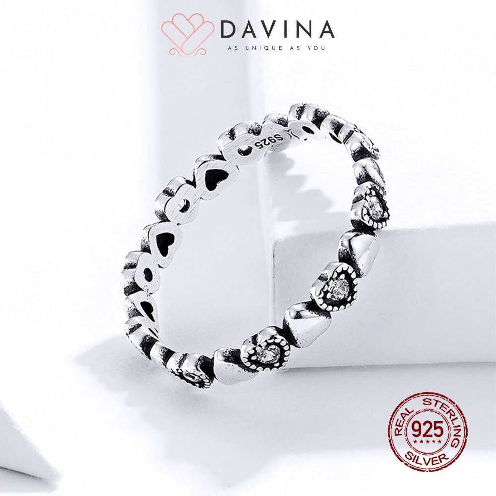 DAVINA Ladies Rachel Ring Sterling Silver 925