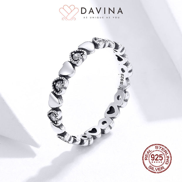 DAVINA Ladies Rachel Ring Sterling Silver 925