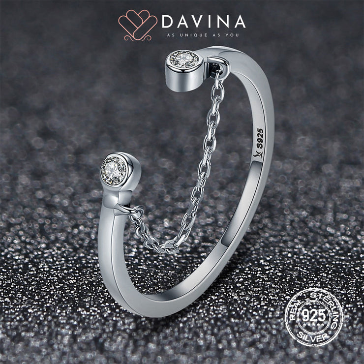 DAVINA Ladies Taylor Ring Sterling Silver 925