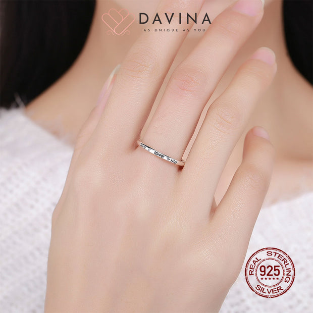 DAVINA Ladies Kaylee Ring Sterling Silver 925