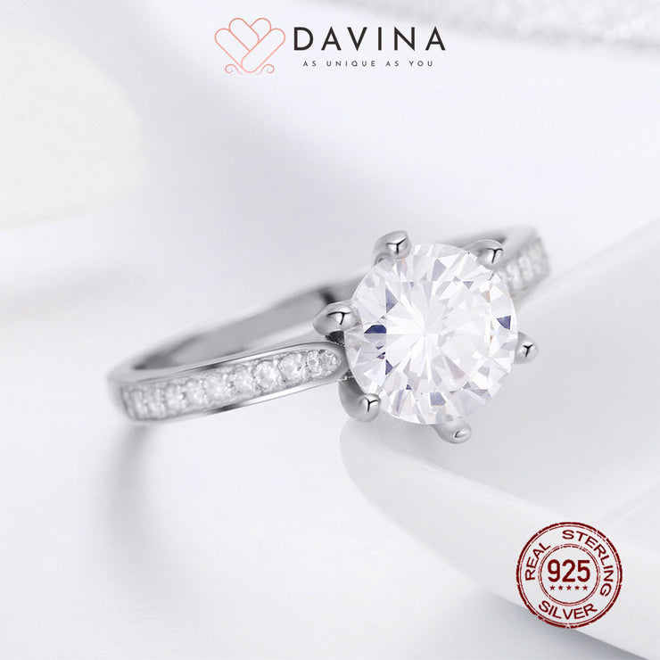 DAVINA Ladies Rita Ring Sterling Silver 925