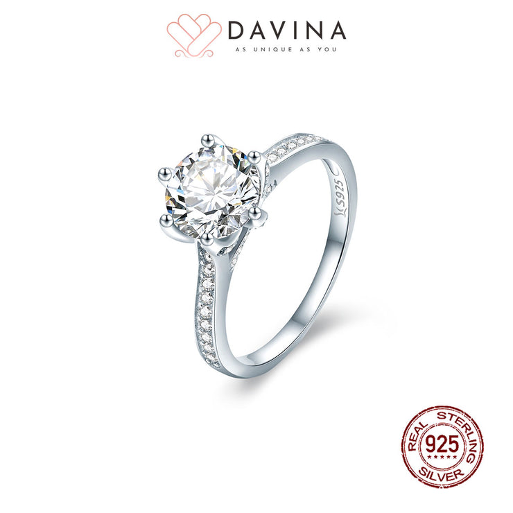 DAVINA Ladies Rita Ring Sterling Silver 925