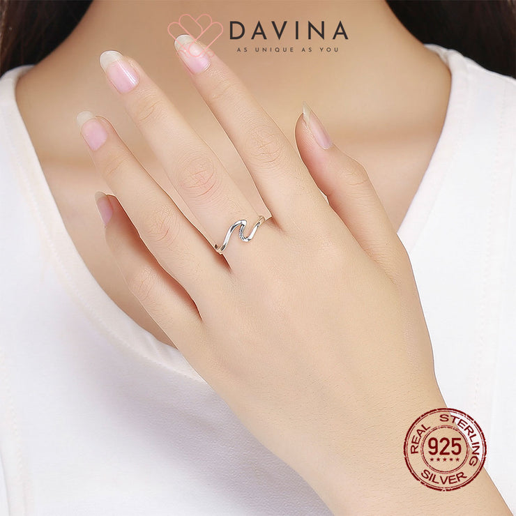 DAVINA Ladies Thea Ring Sterling Silver 925