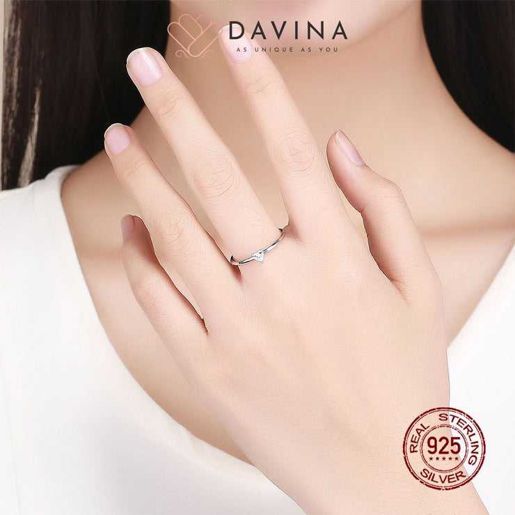 DAVINA Ladies Nava Ring Sterling Silver 925