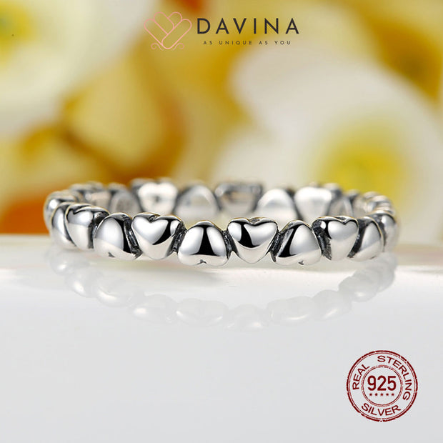 DAVINA Ladies Sofia Ring Sterling Silver 925