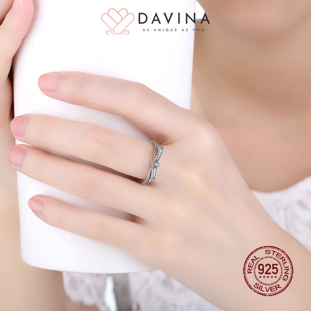 DAVINA Ladies Emma Ring Sterling Silver 925