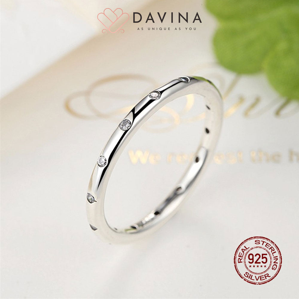 DAVINA Ladies Mia Ring Sterling Silver 925