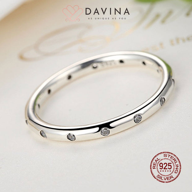 DAVINA Ladies Mia Ring Sterling Silver 925