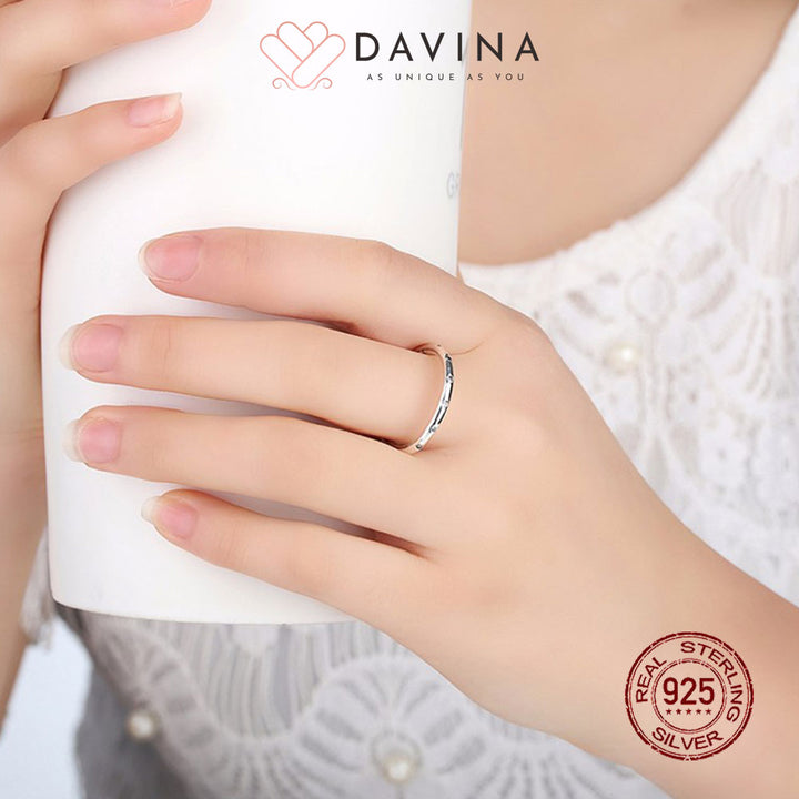 DAVINA Ladies Mia Ring Sterling Silver 925