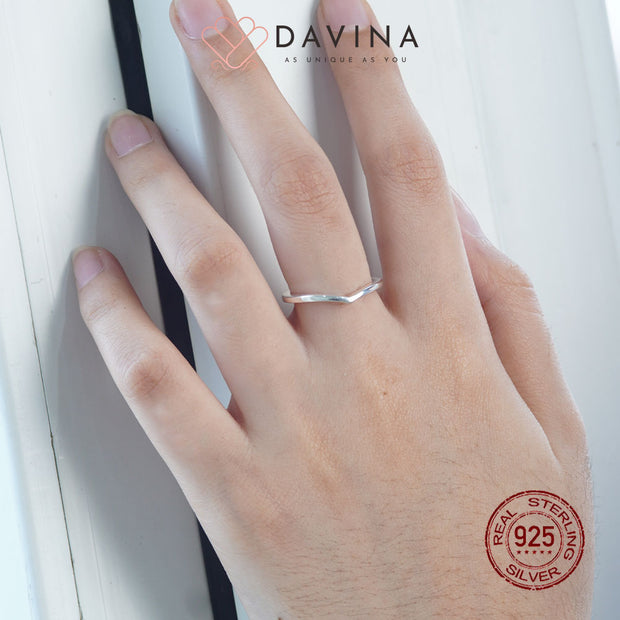 DAVINA Ladies Kanaya Ring Sterling Silver 925