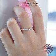 DAVINA Ladies Kanaya Ring Sterling Silver 925