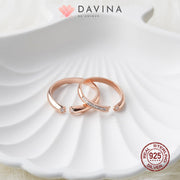 Cincin Couple Wedding Ring Rose