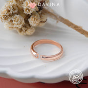 Cincin Couple Wedding Ring Rose