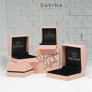 DAVINA Ladies Kayne Black Bracelet Rose Gold Color S925