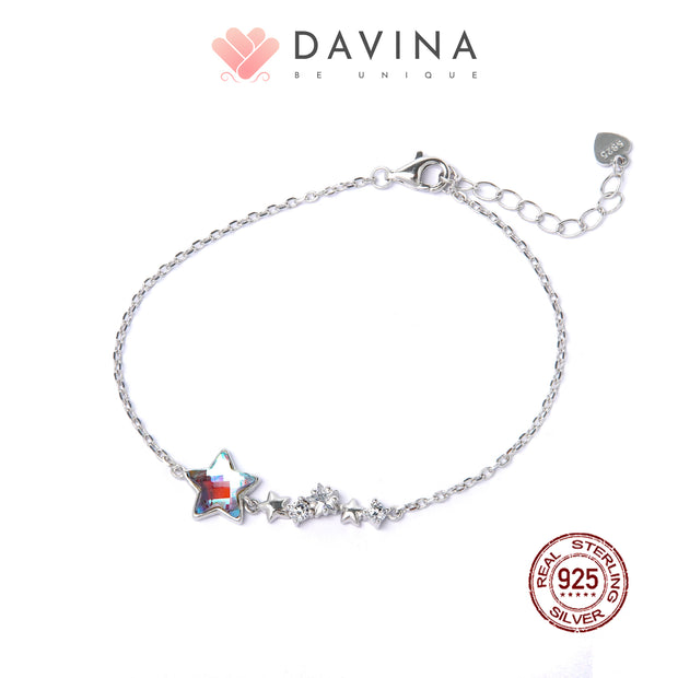 DAVINA Ladies Seren Bracelet Silver Color S925