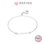 DAVINA Ladies Keeva Bracelet Silver Color S925