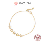 DAVINA Ladies Malia Bracelet Gold Color S925