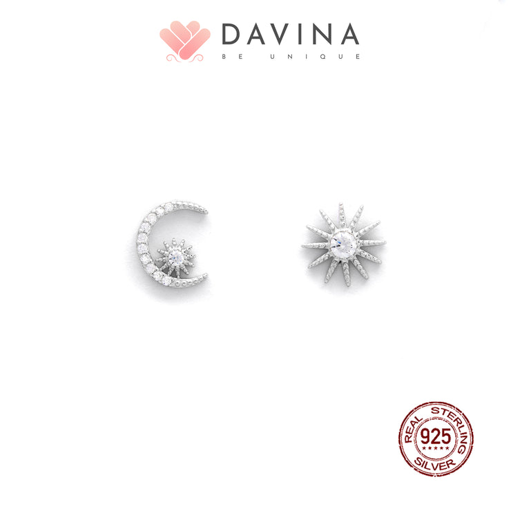 DAVINA Ladies Xylia Earrings Sterling Silver 925