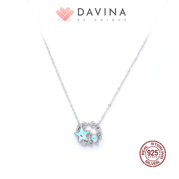 DAVINA Ladies Tara Necklace Silver Color S925